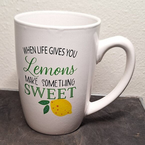 Royal Norfolk Other - "WHEN LIFE GIVES YOU Lemons MAKE SOMETHING SWEET" / White